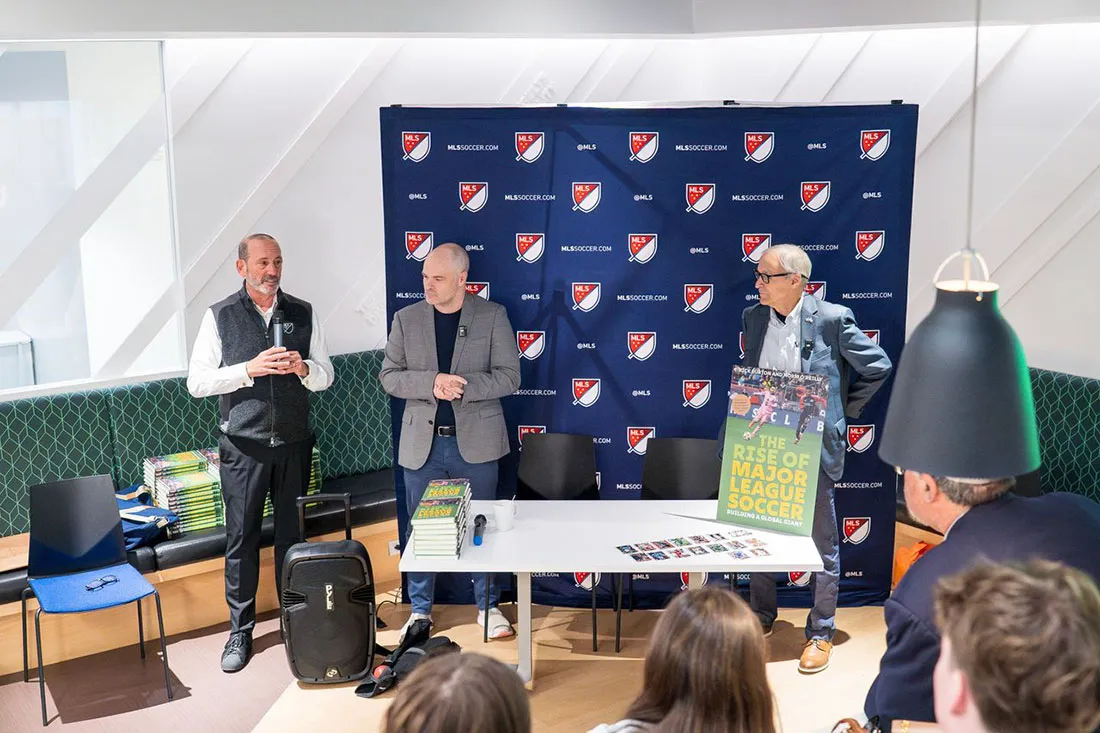 Book launch of Rick Burton "The Rise of Major League Soccer"