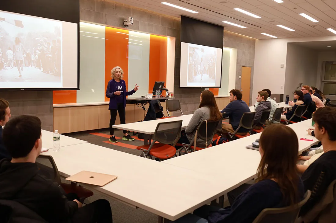 Kathryn Switzer teaches students