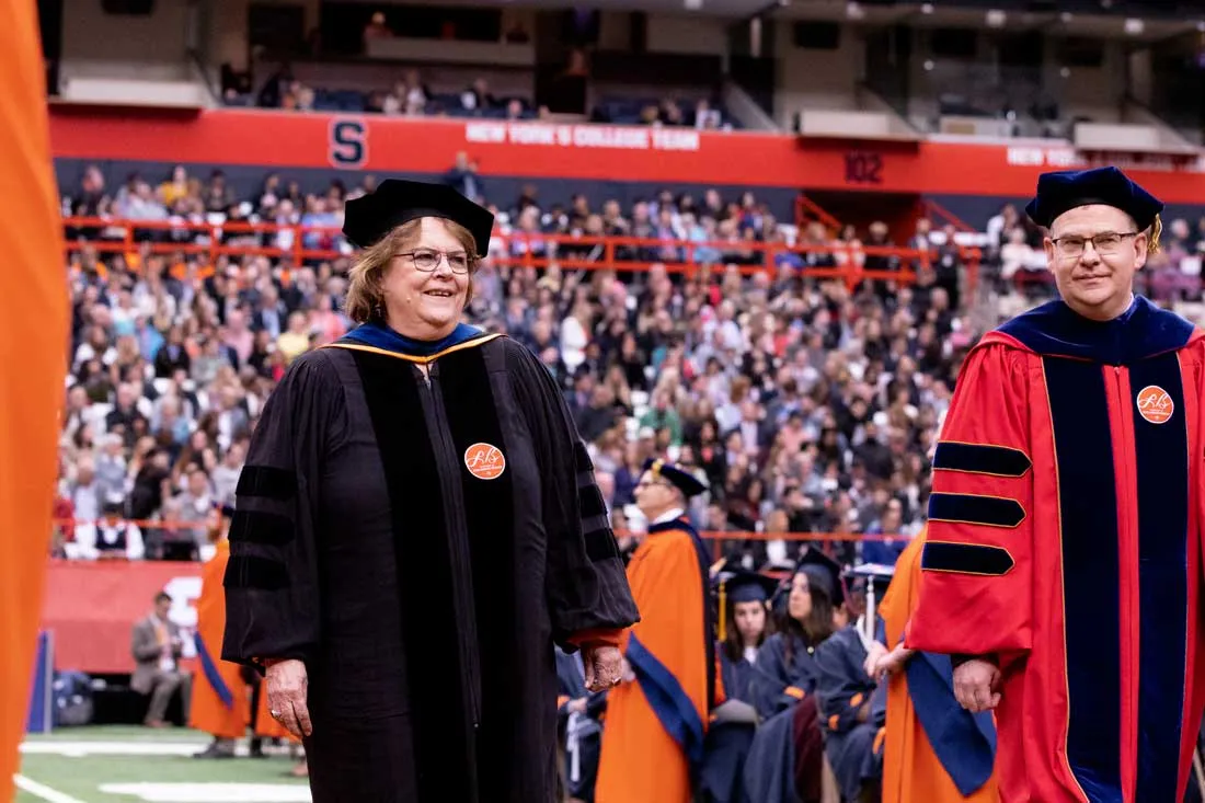 Diane at 2019 commencement