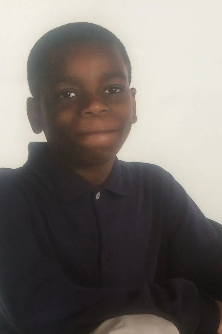 headshot of young african american boy