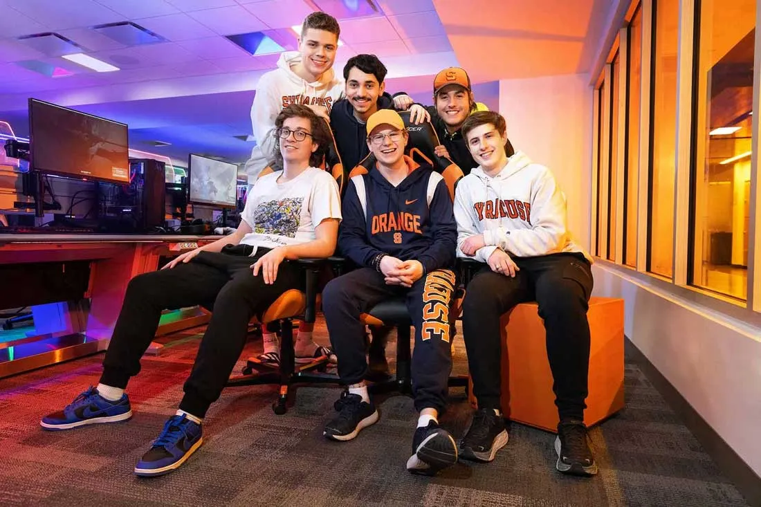 Esports team shot