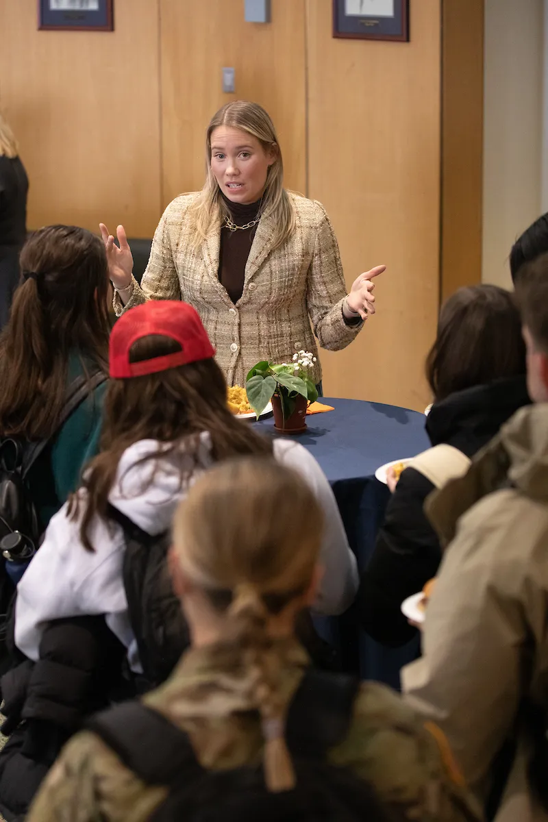Alums speak at Falk College about careers for students