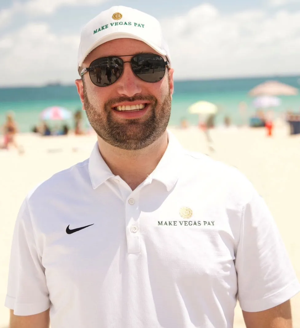 Simon Weiss at the beach