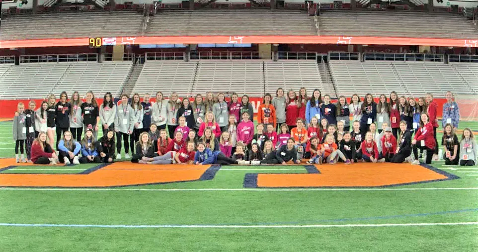 100 youth lacrosse players took part in the Future’s Lax Bash at the Dome