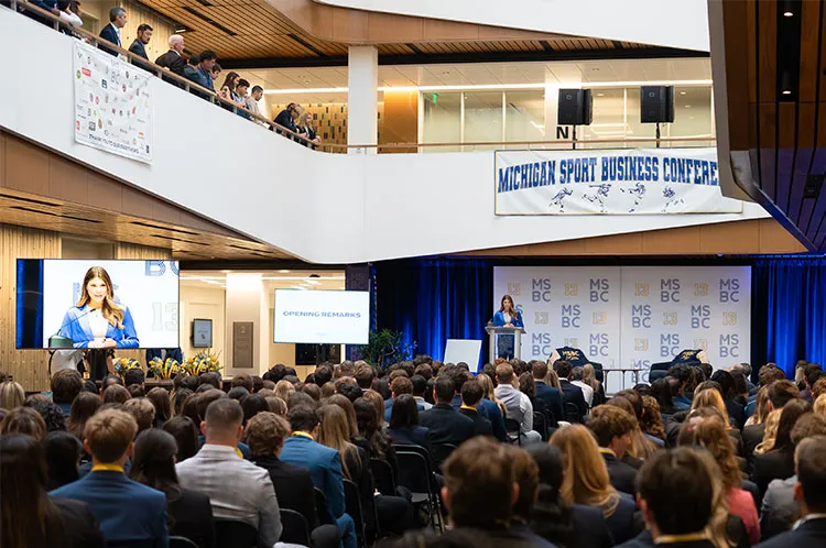 Michigan Sport Business Conference view of attendees