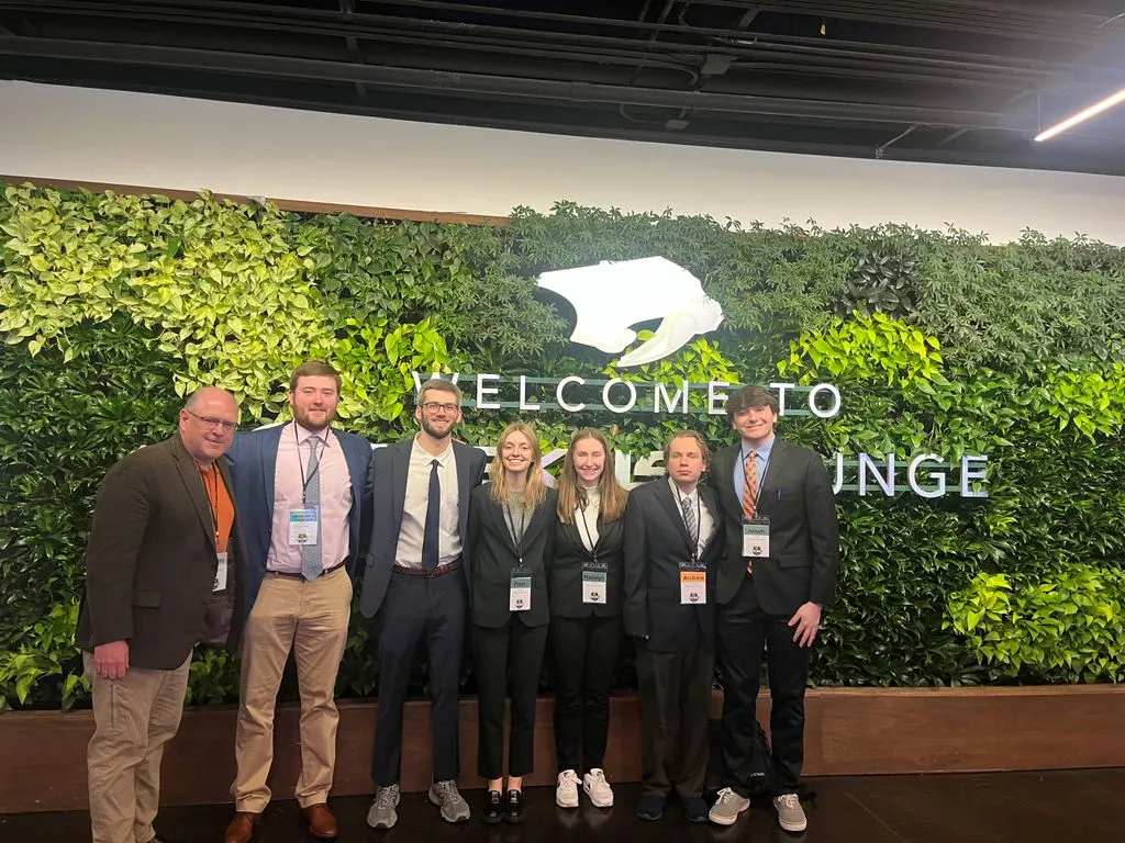 SU contingent at AXS National Collegiate Sports Analytics Championship