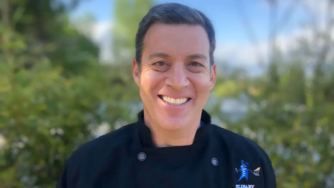 Chef Corsun outside