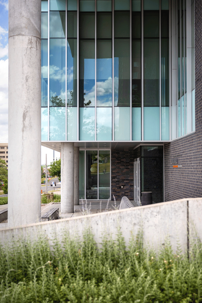 exterior view of dineen hall